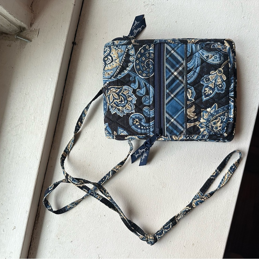 Vera Bradley Windsor Navy Hipster Crossbody Bag